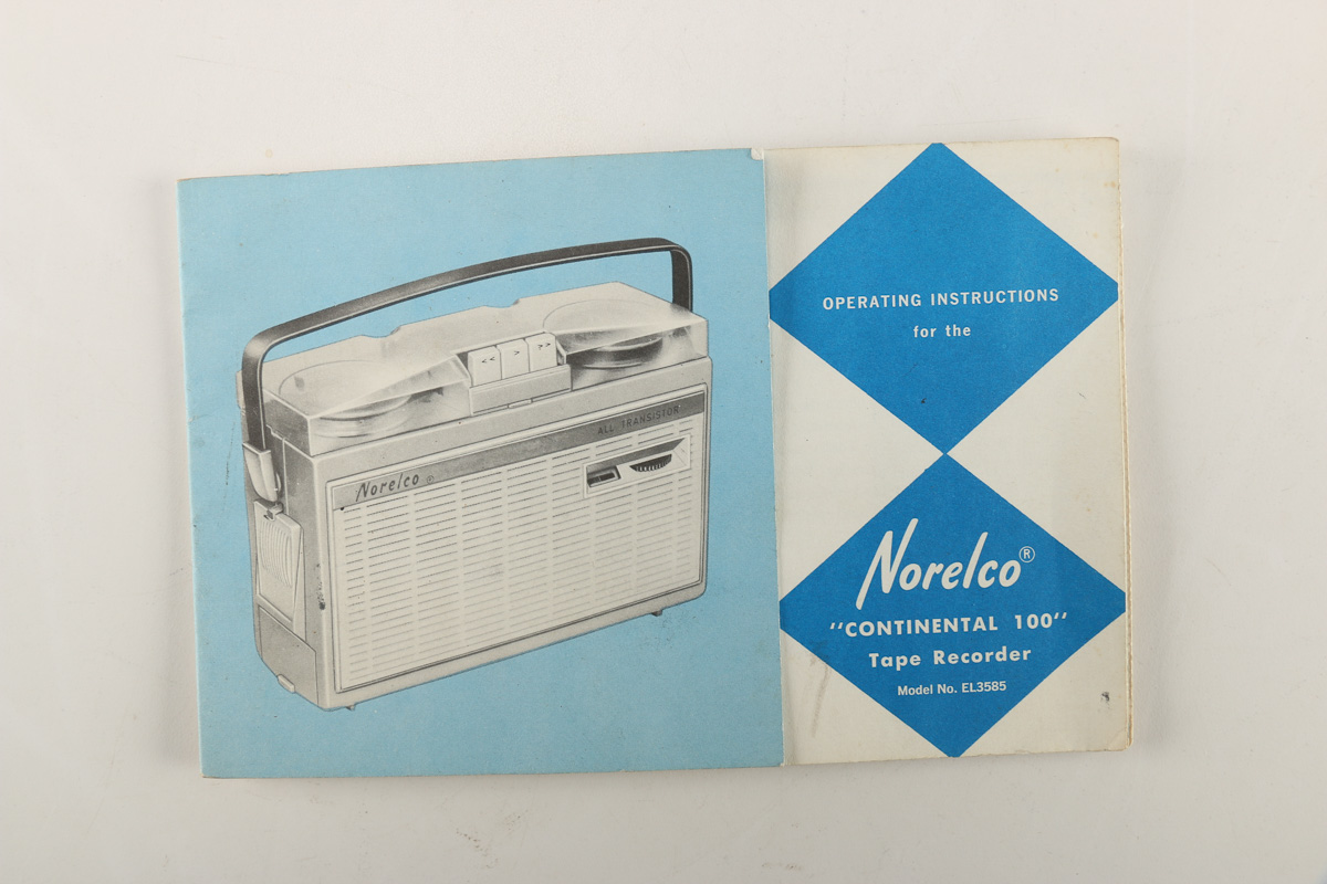 Vintage Norelco Tape Recorder