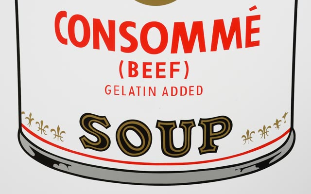 "Consommé (Beef) 52" Serigraph after Andy Warhol