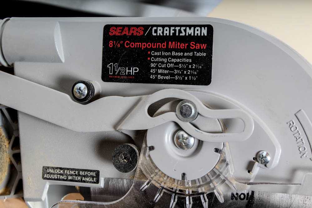 Sears Craftsman 8.25 Inch Compound Miter Saw