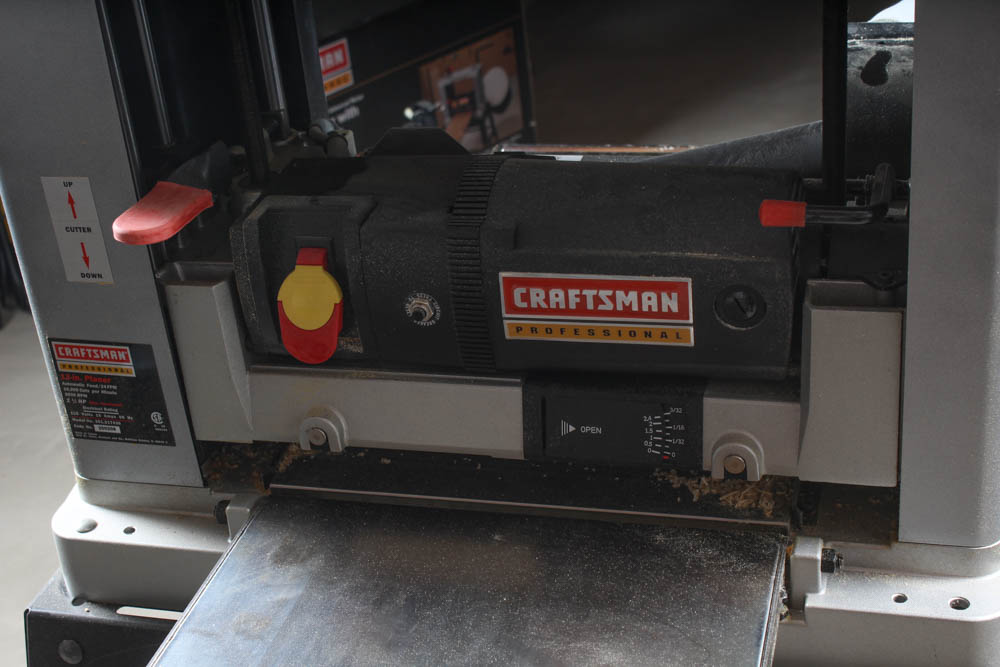 Sears Craftsman 13 Inch Planer with Dust Collector