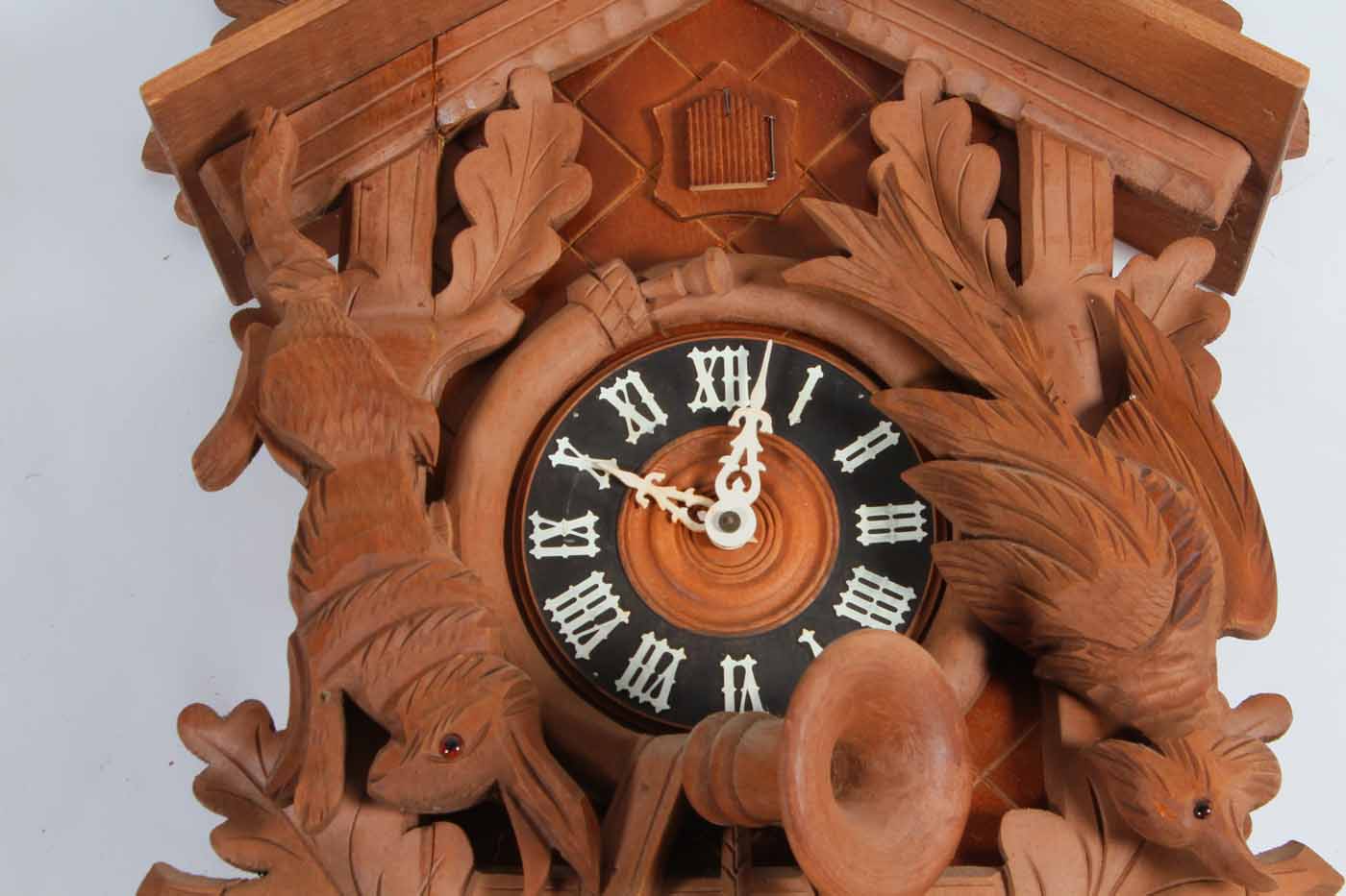 Vintage German Bachmaier & Klemmer Wooden Cuckoo Clock