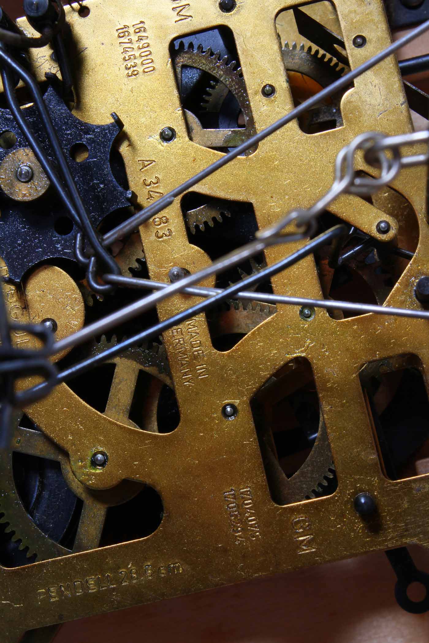 Vintage German Bachmaier & Klemmer Wooden Cuckoo Clock