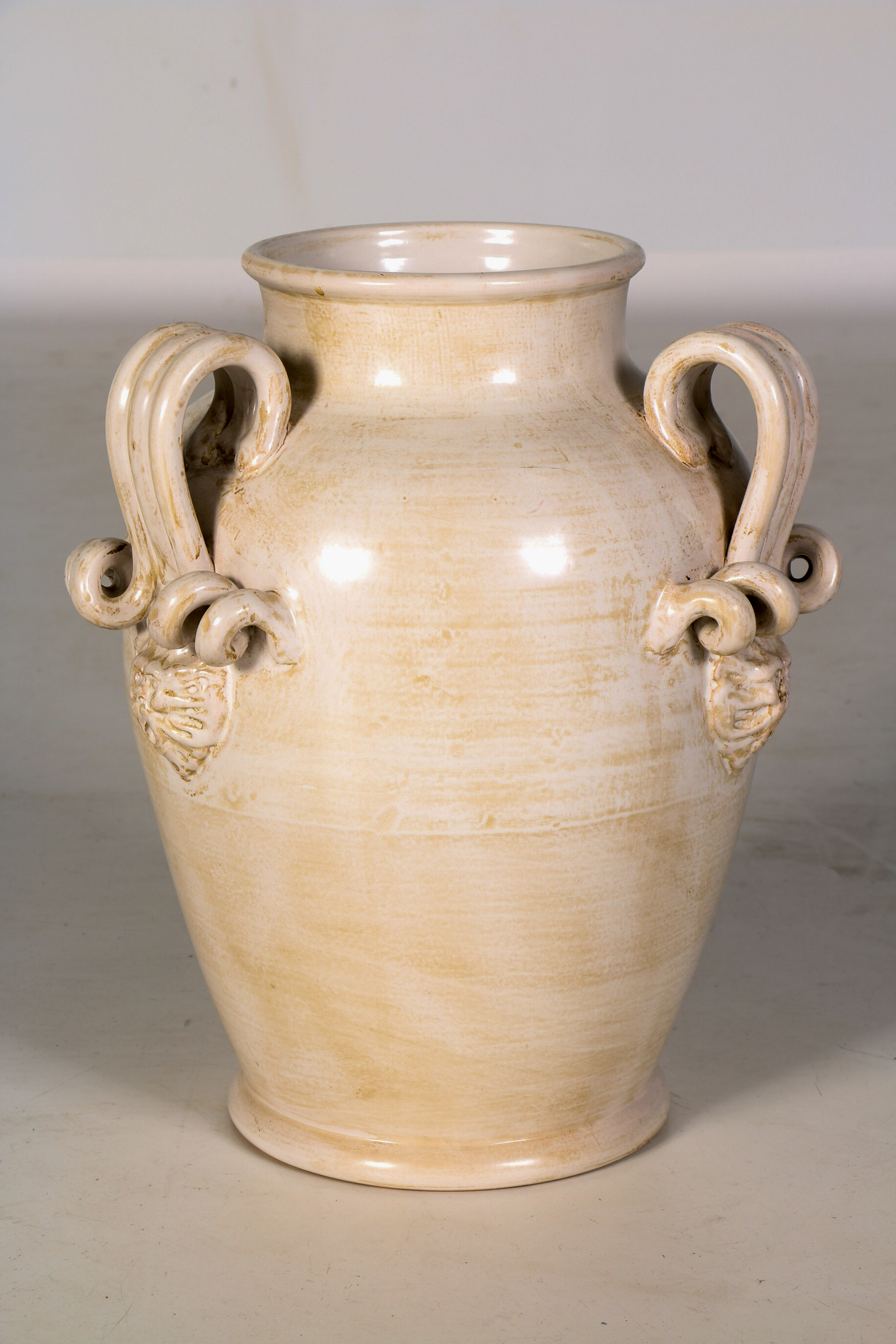 Contemporary Italian Made Decorative Pottery Urns