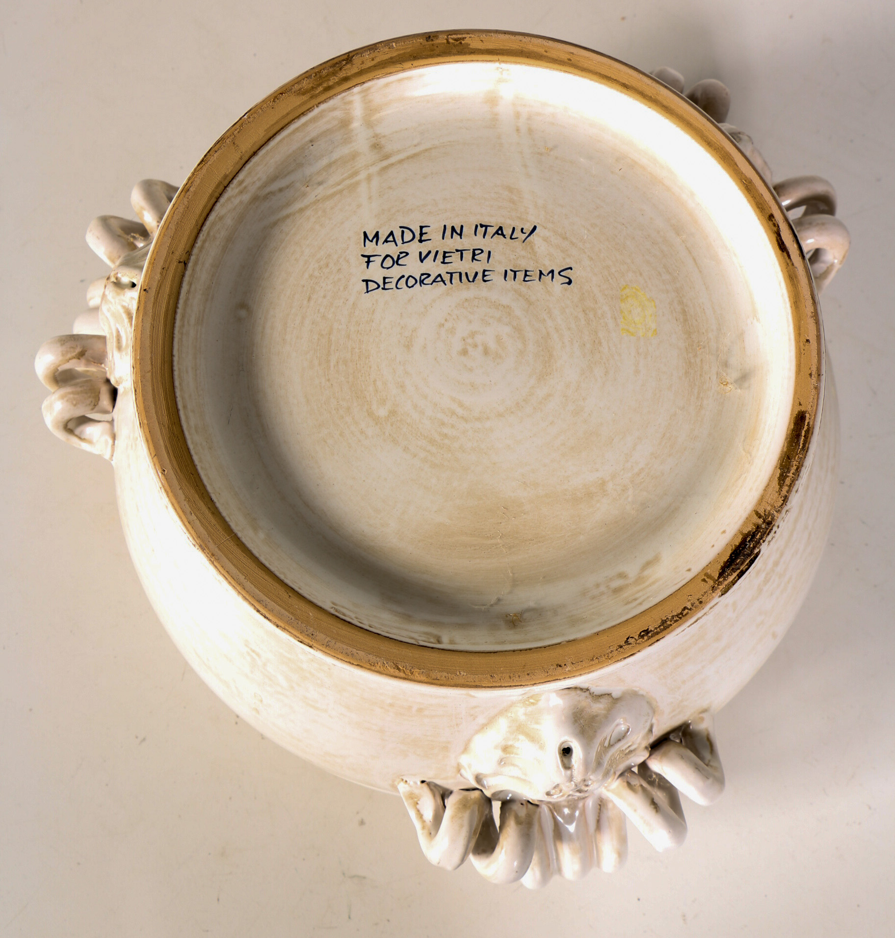 Contemporary Italian Made Decorative Pottery Urns