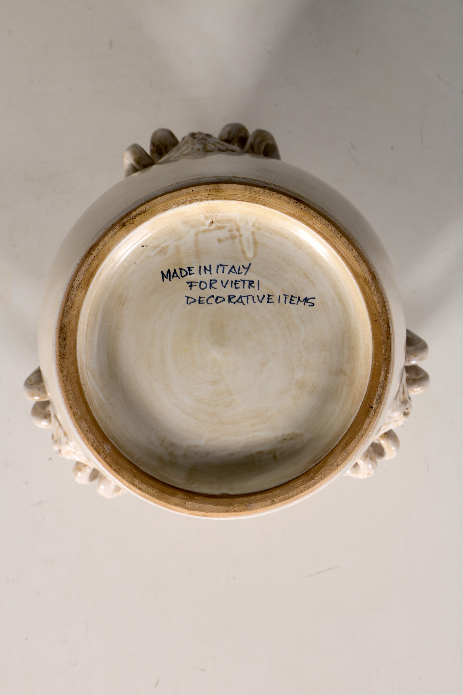 Contemporary Italian Made Decorative Pottery Urns