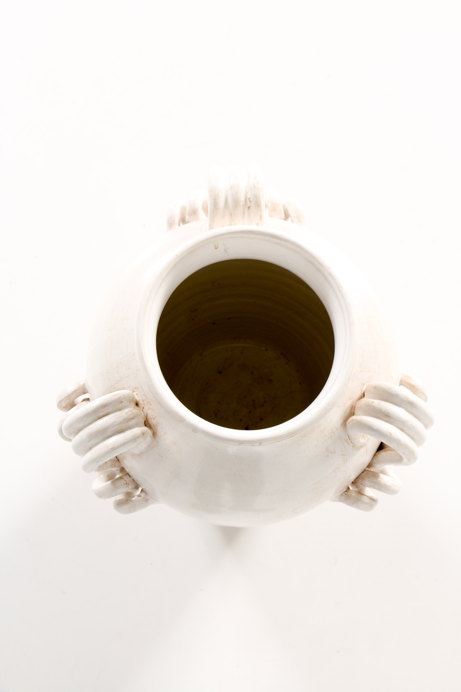 Contemporary Italian Made Decorative Pottery Urns