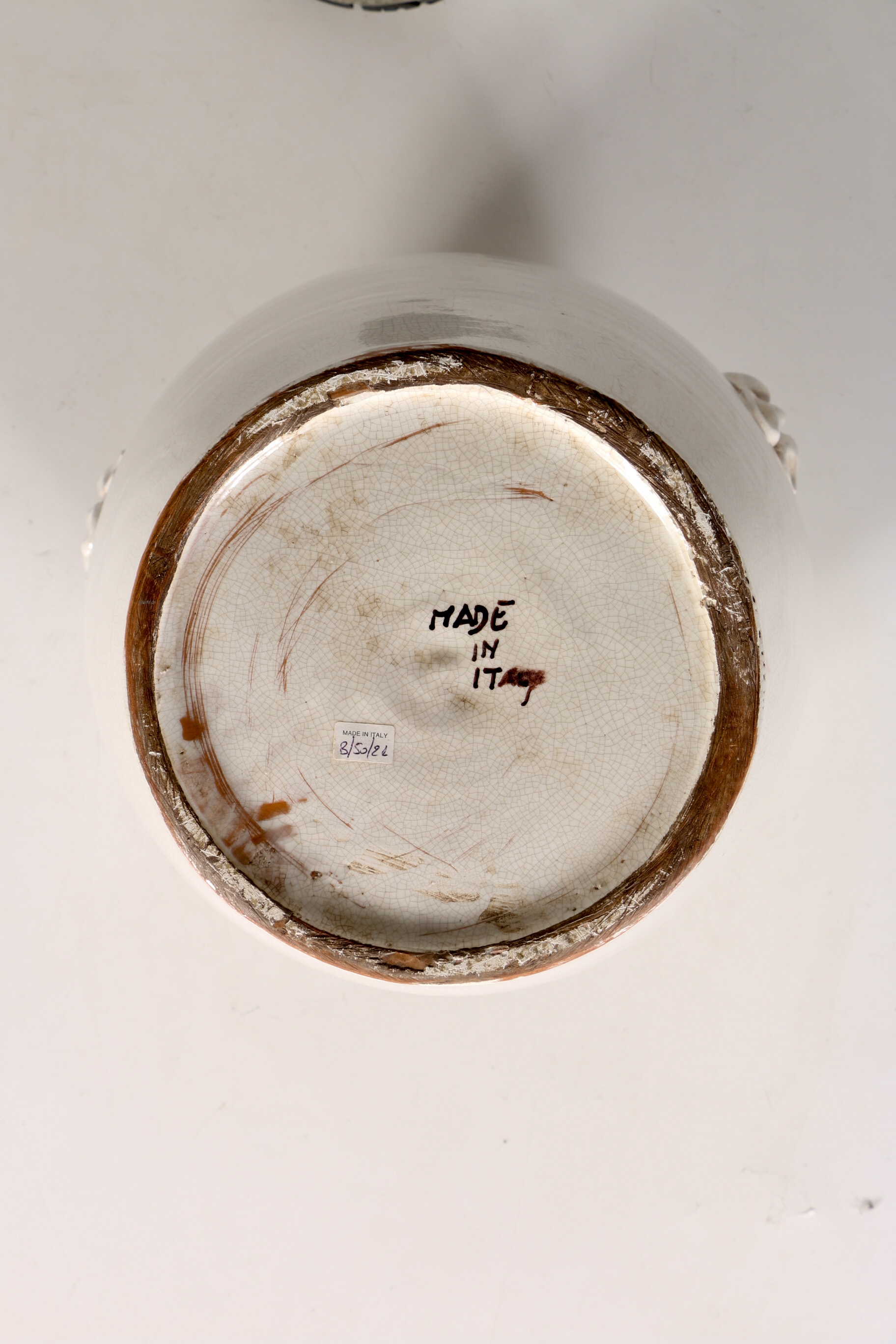 Contemporary Italian Made Decorative Pottery Urns