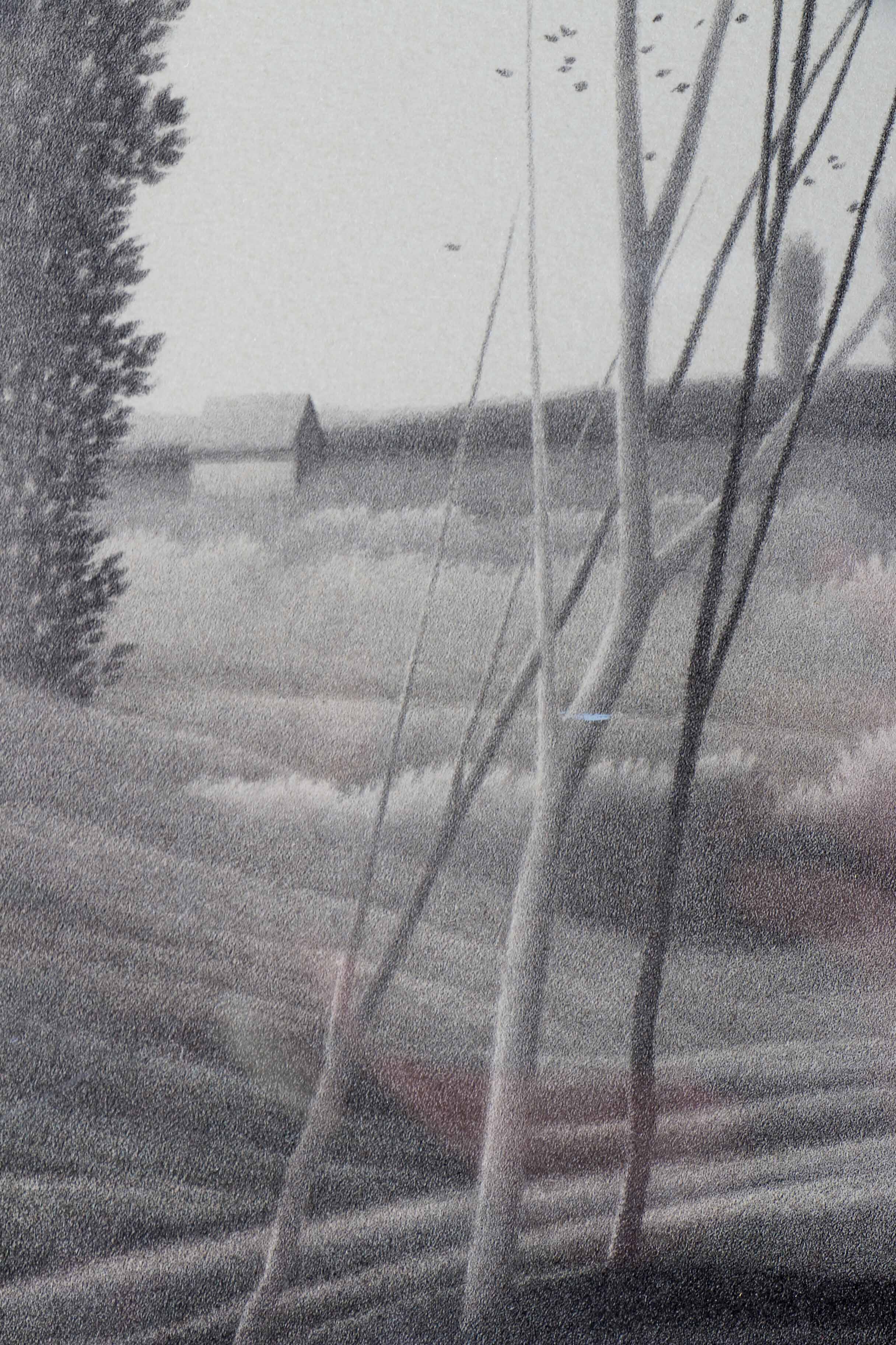 Robert Kipniss Limited Edition Lithograph of a Farm Scene