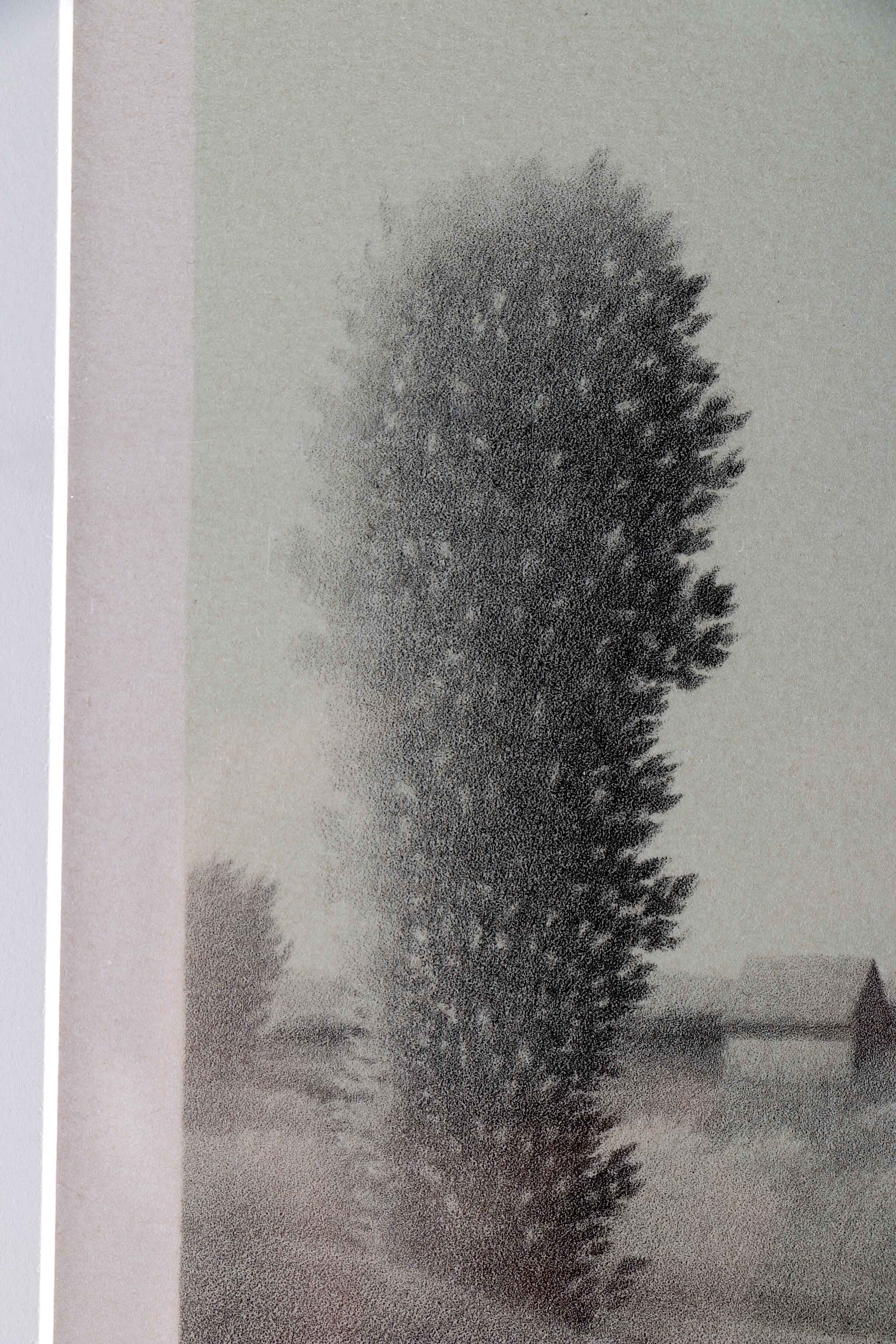 Robert Kipniss Limited Edition Lithograph of a Farm Scene