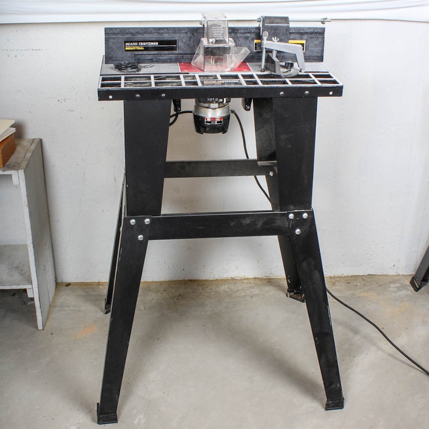 Sears Craftsman Router with Router Table and Stand