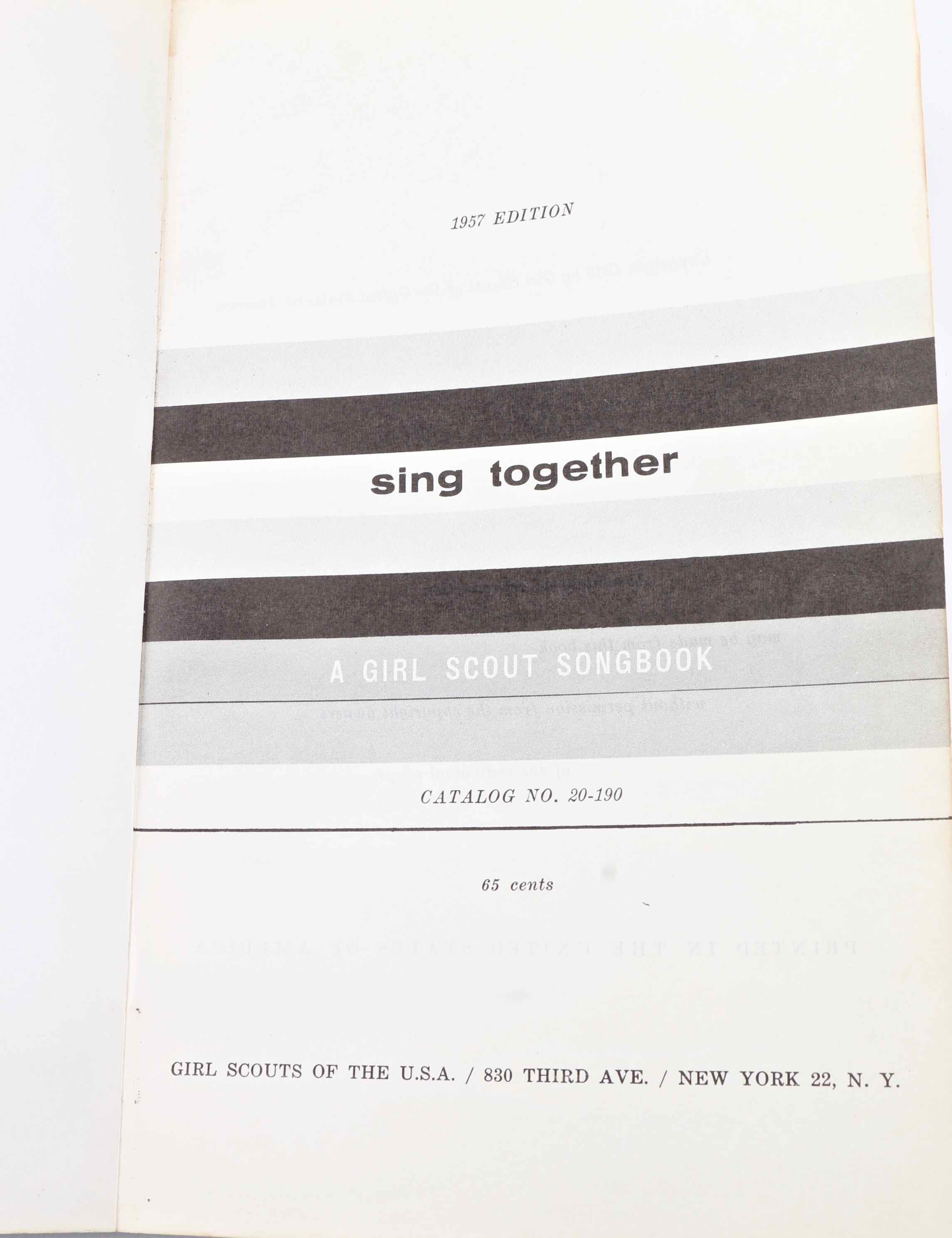 Vintage Girl Scout Songbooks