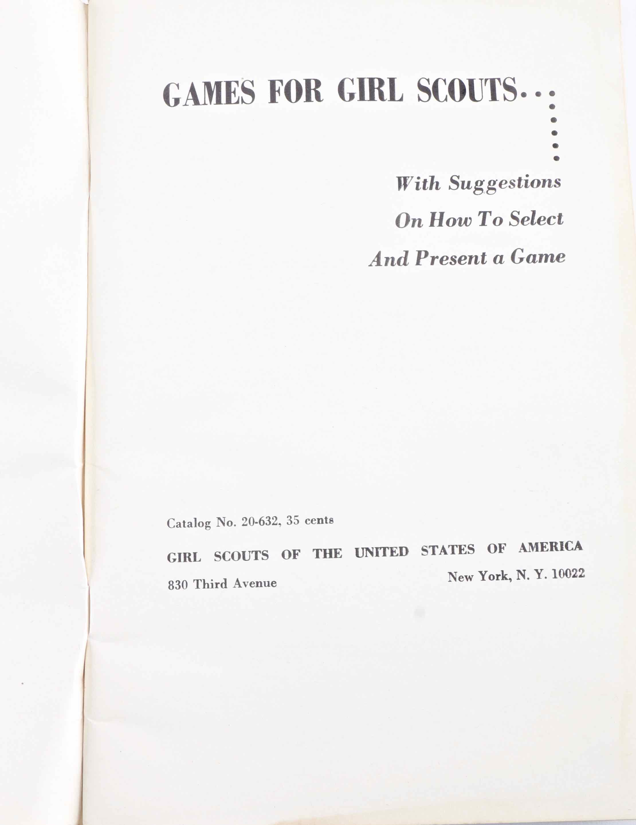 Vintage Girl Scout Songbooks