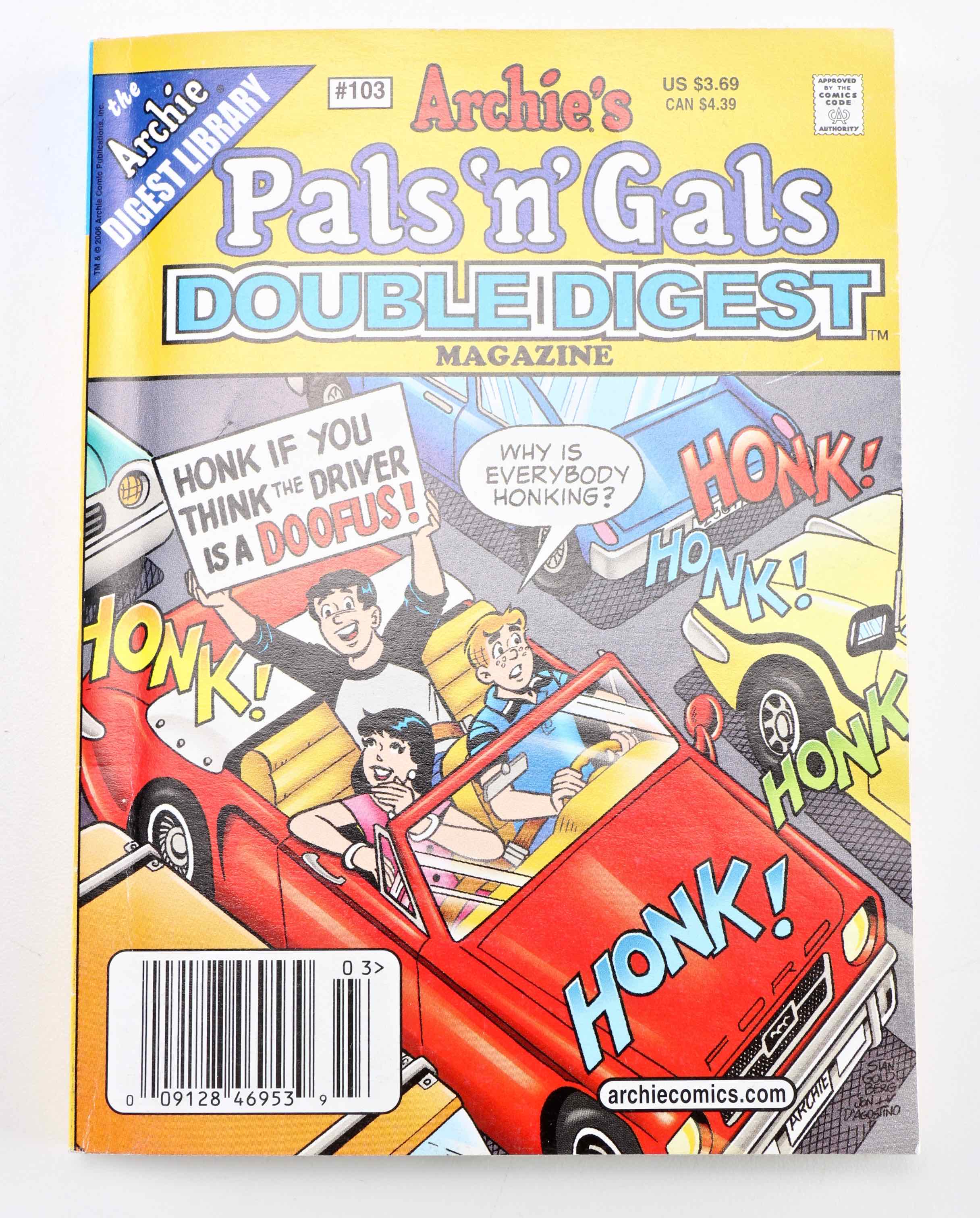 Collection of "Archie" Comics in "Digest Magazine"