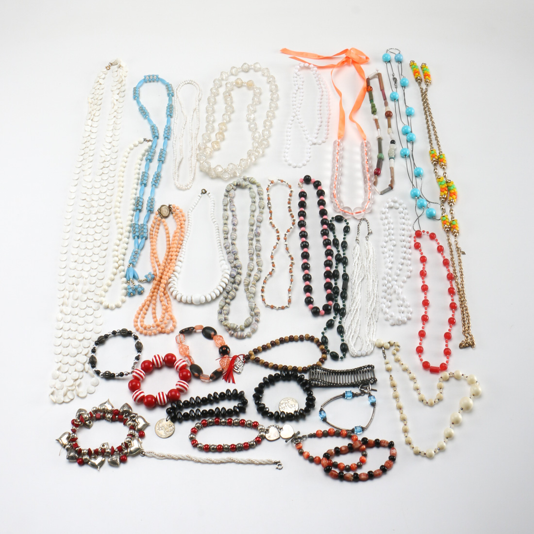 Costume Jewelry Beaded Necklaces and Bracelets
