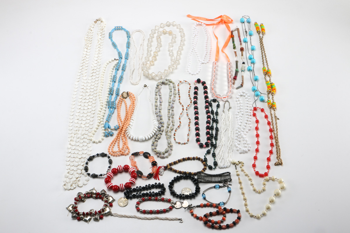 Costume Jewelry Beaded Necklaces and Bracelets