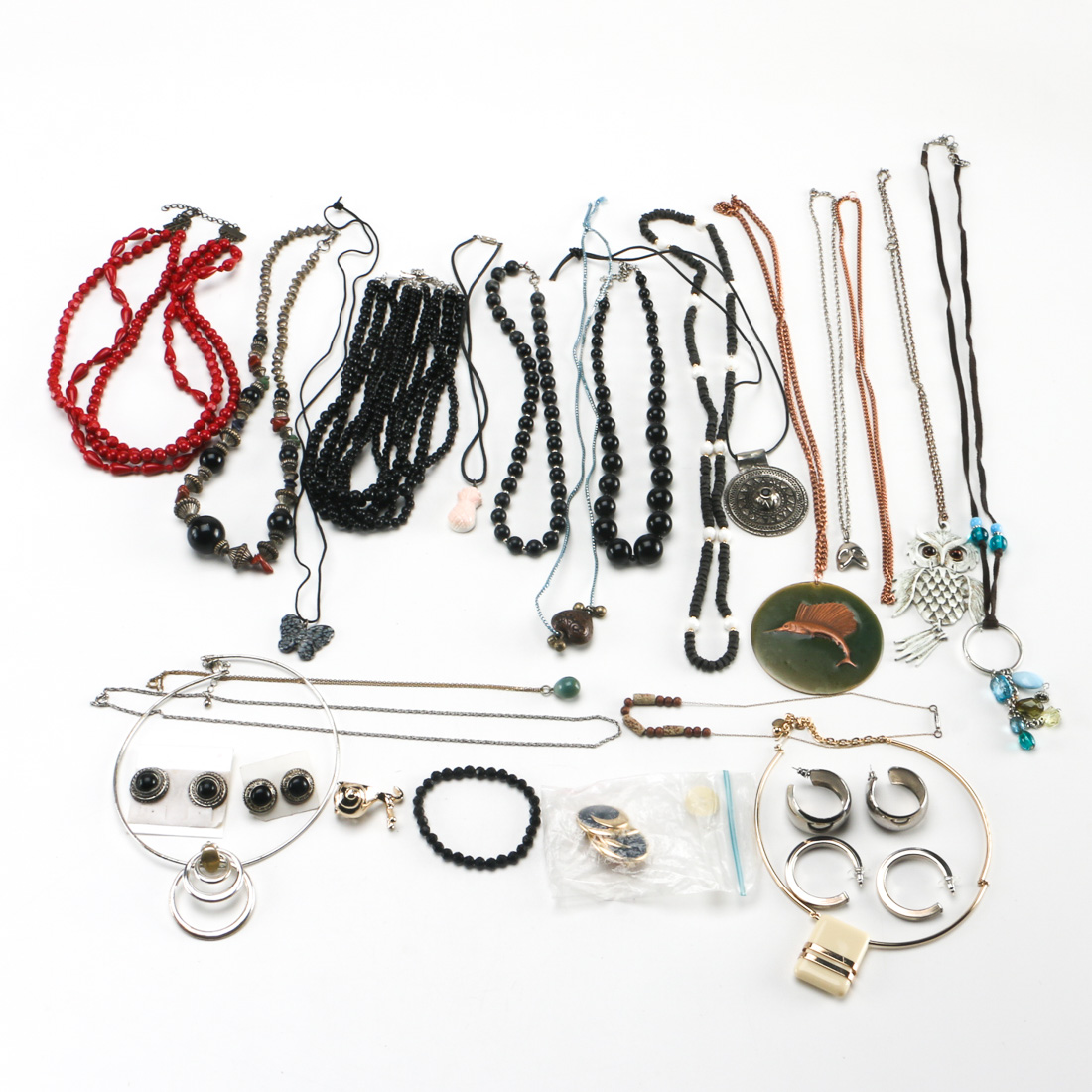 Variety of Costume and Fashion Jewelry