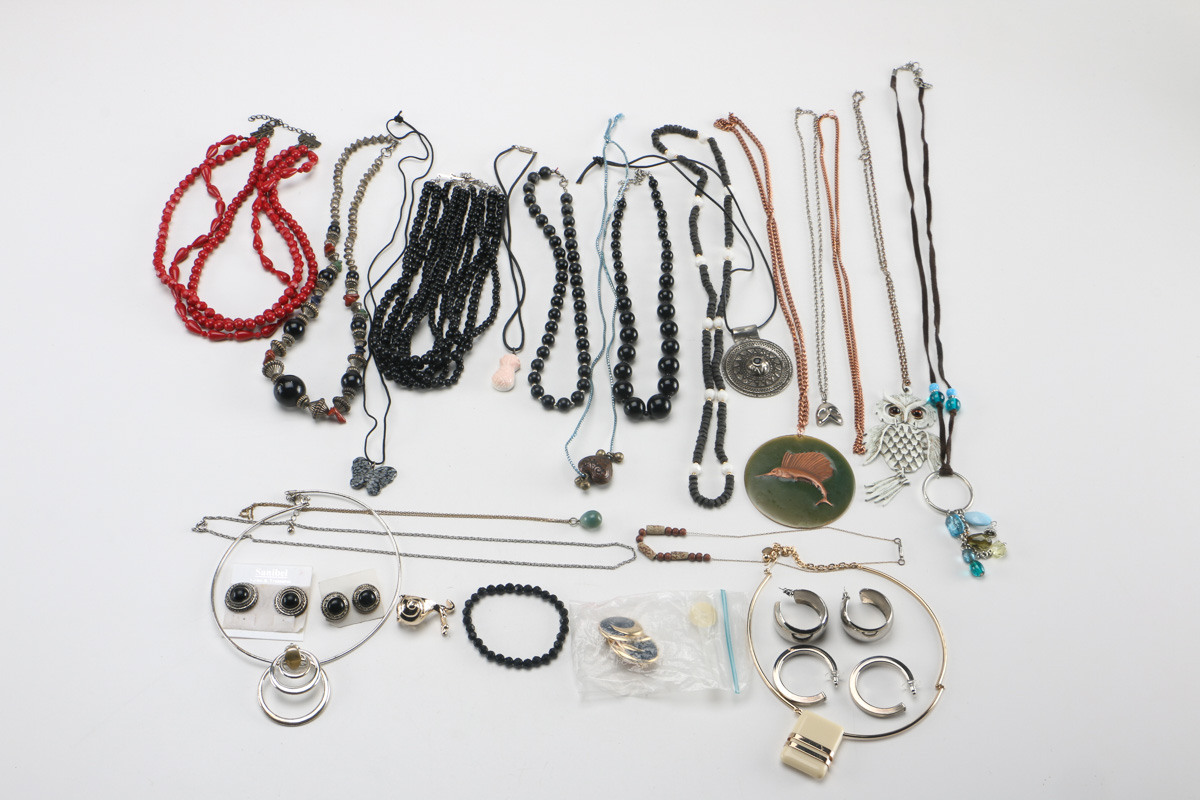 Variety of Costume and Fashion Jewelry