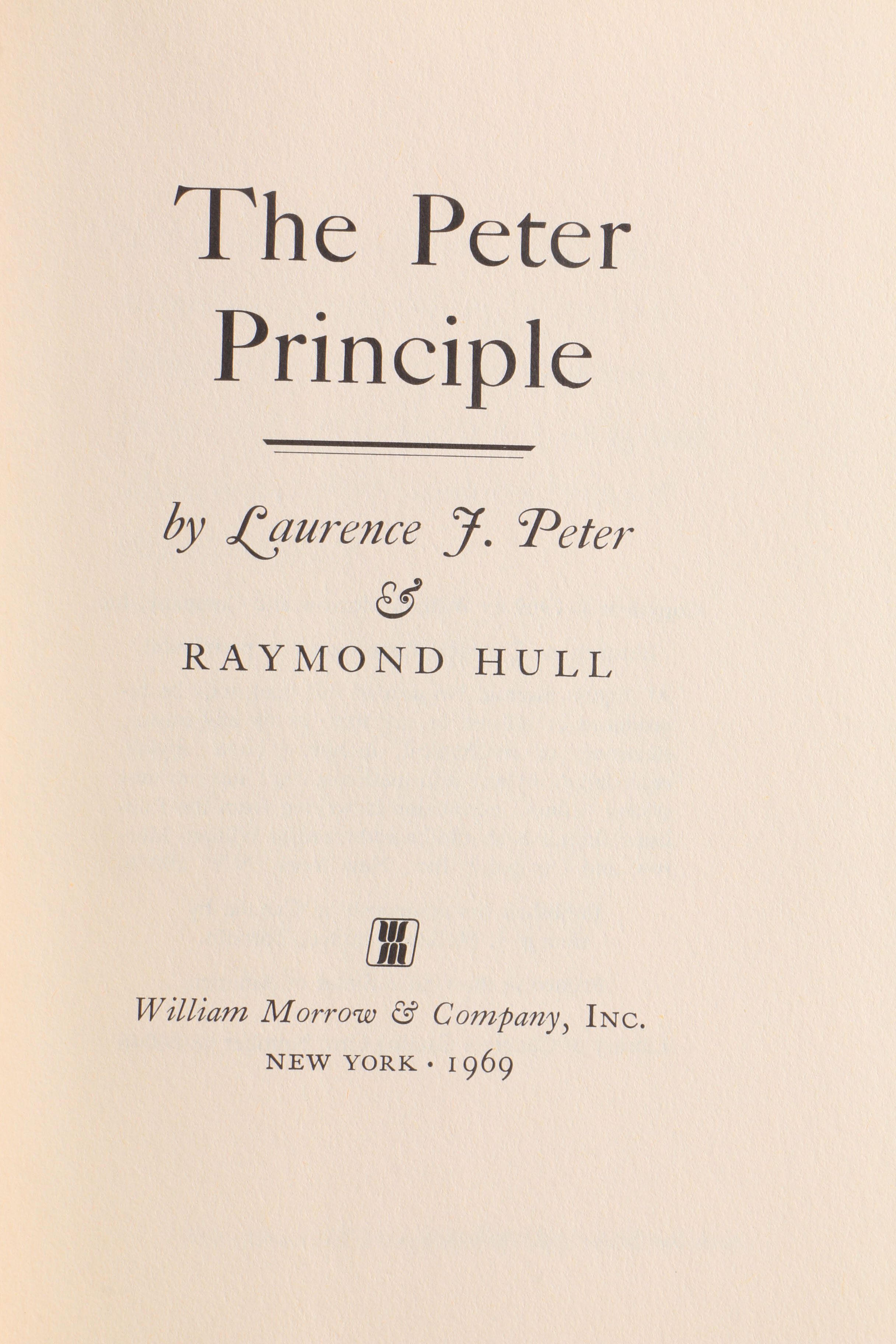Set of Vintage "The Peter Principle" and "Parkinson's Law" Titles