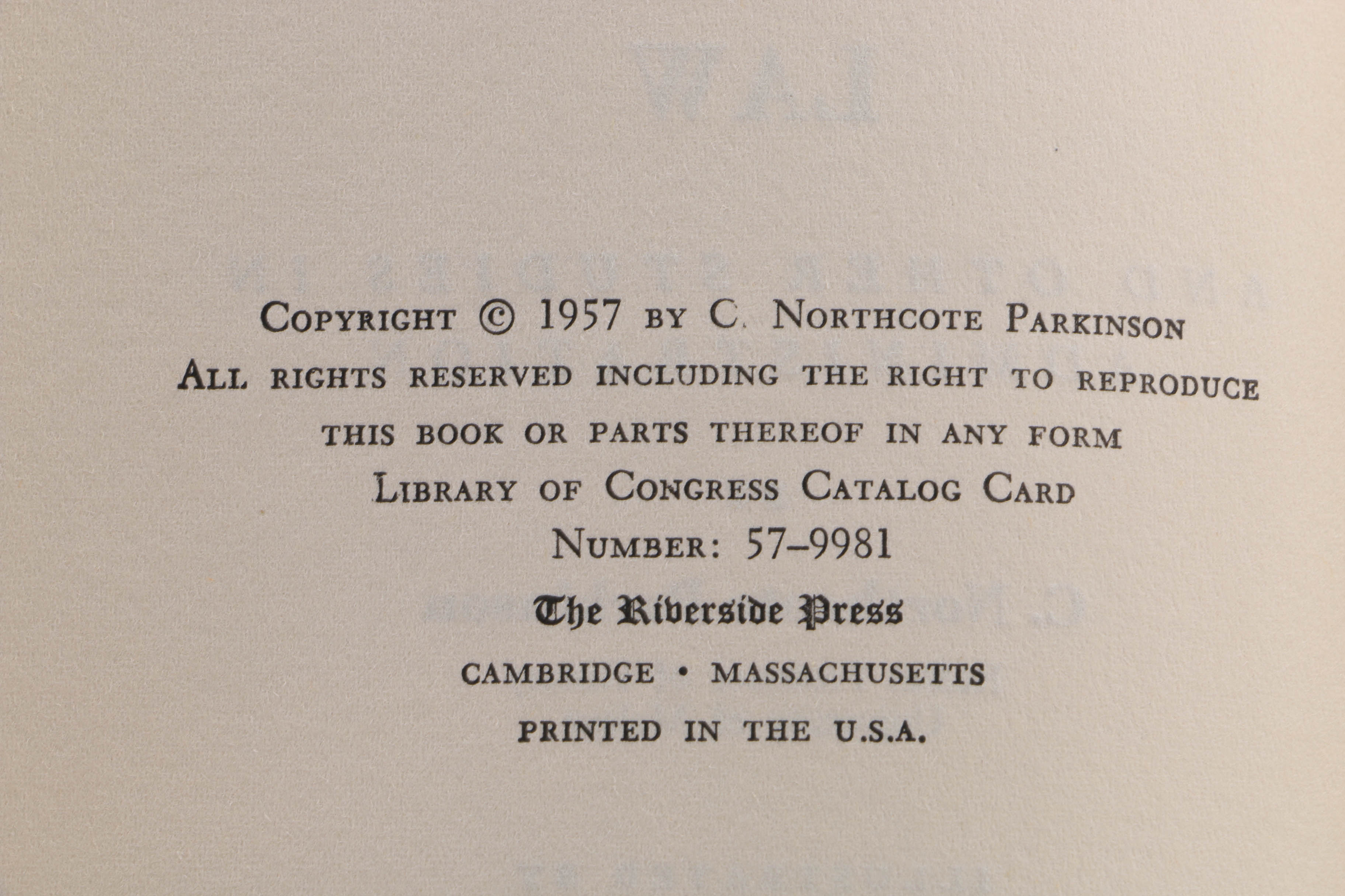 Set of Vintage "The Peter Principle" and "Parkinson's Law" Titles