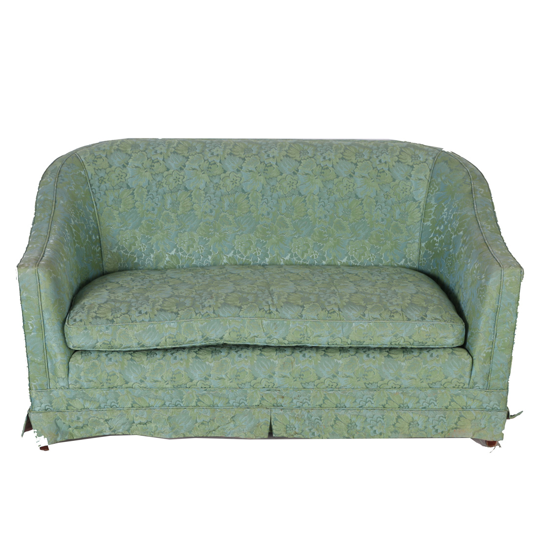 Vintage Green Apartment Sofa
