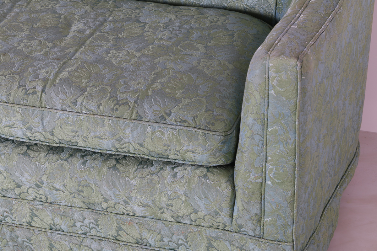 Vintage Green Apartment Sofa