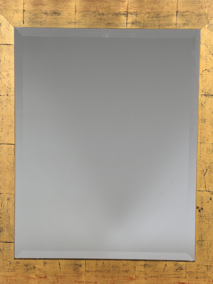 Gold Tone Framed Mirror