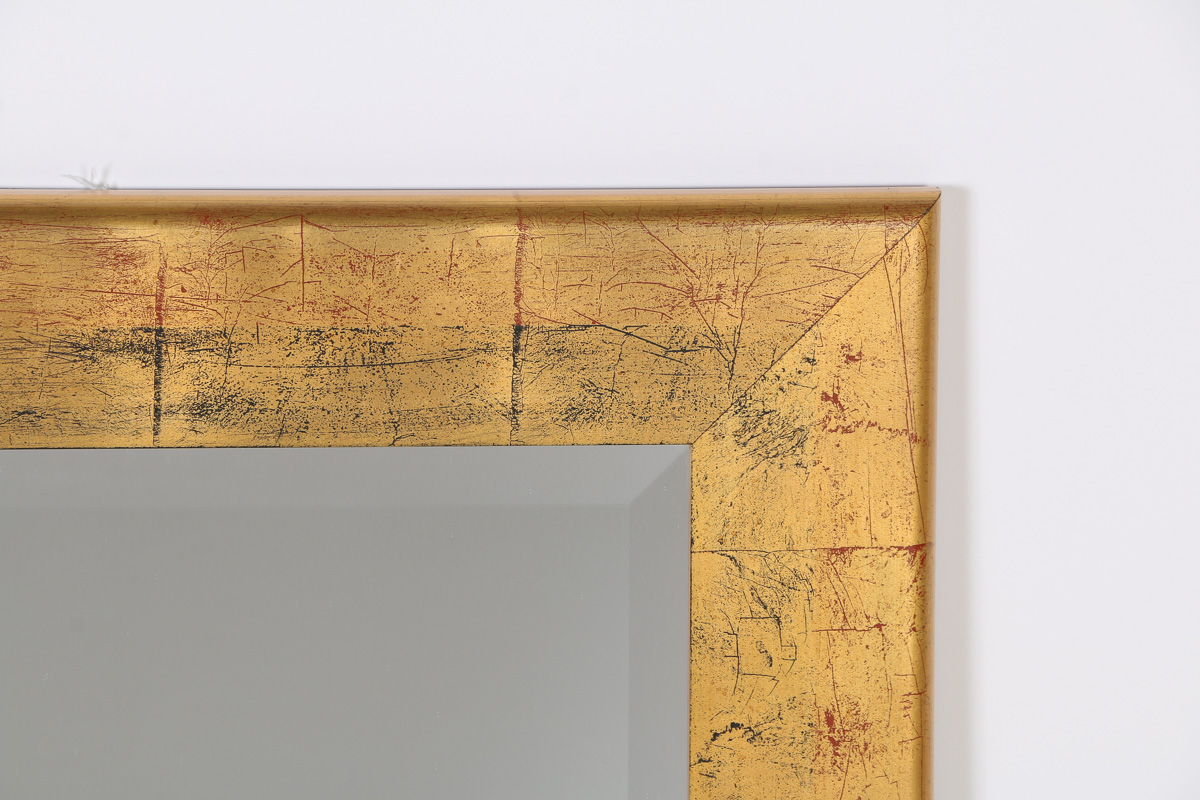 Gold Tone Framed Mirror