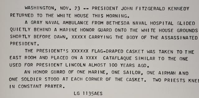 Andy Warhol Original Serigraph and Teletype from "Flash - November 22, 1963" Portfolio
