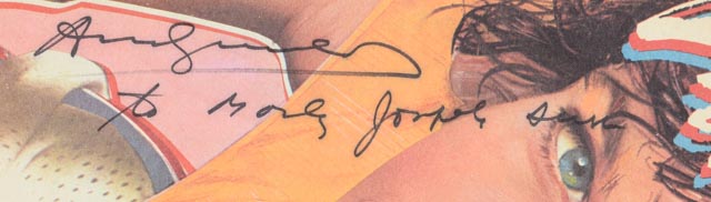 Original March 1980 "Interview" Magazine Signed by Andy Warhol