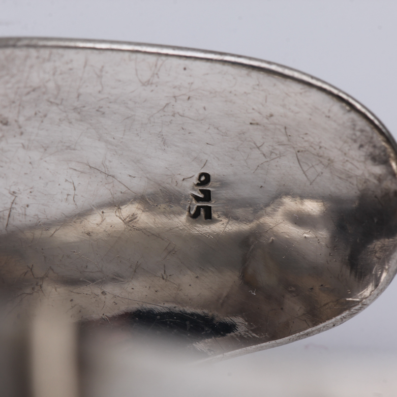 Sterling Silver Mother of Pearl Bangle Bracelet