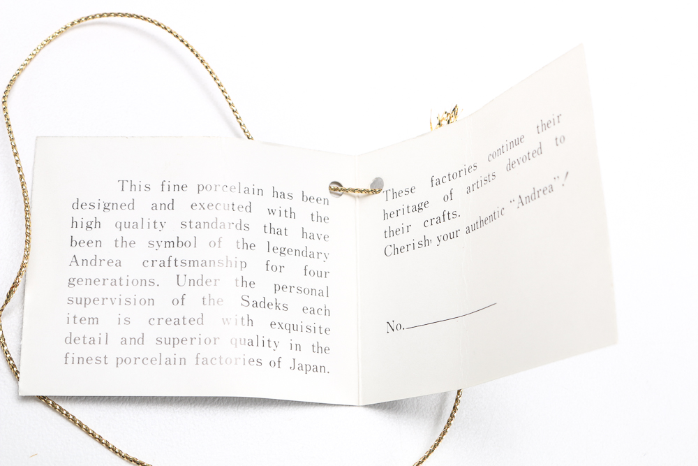 Andrea by Sadek Porcelain Bird Figurines