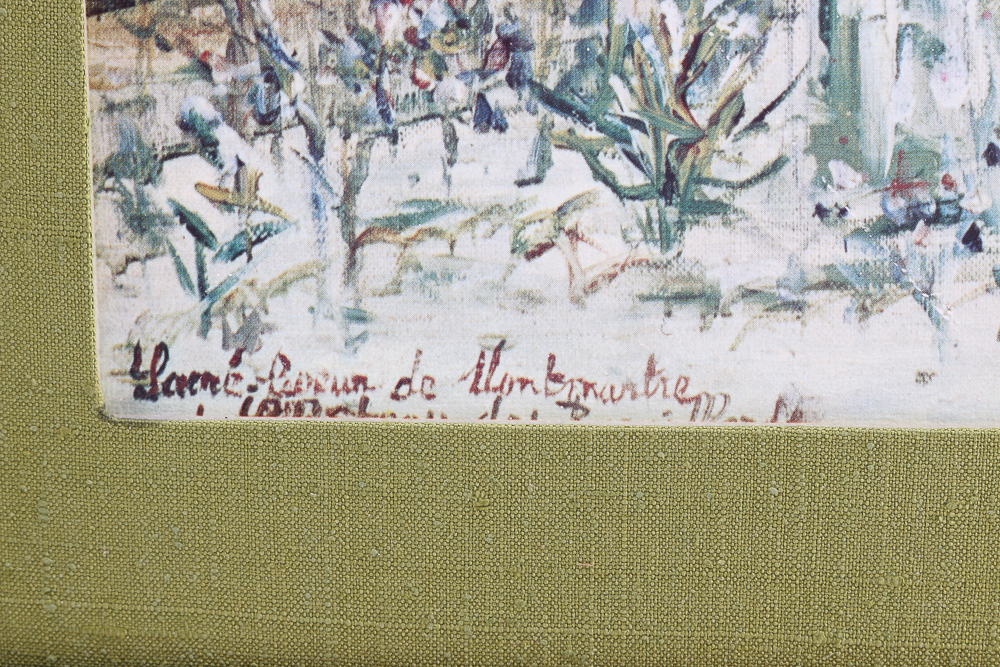 Maurice Utrillo Offset Lithograph "Sacré-Cœur de Montmartre"