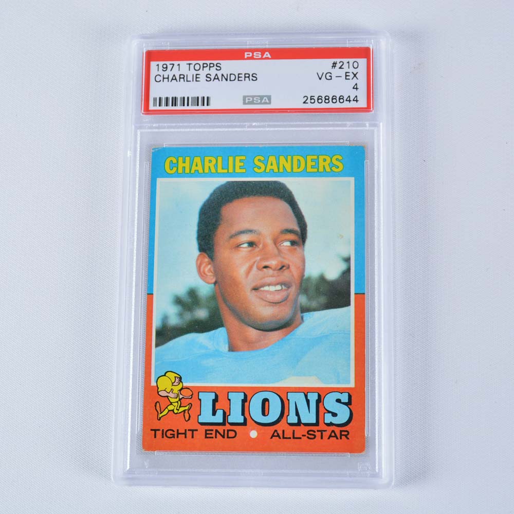 Vintage Lions Football Cards