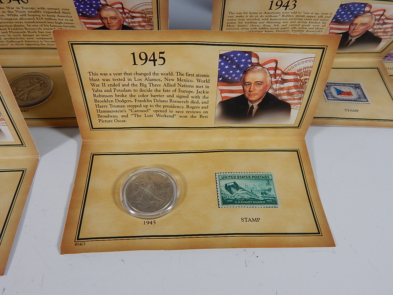 Historic Walking Liberty and Commemorative Stamp Collection