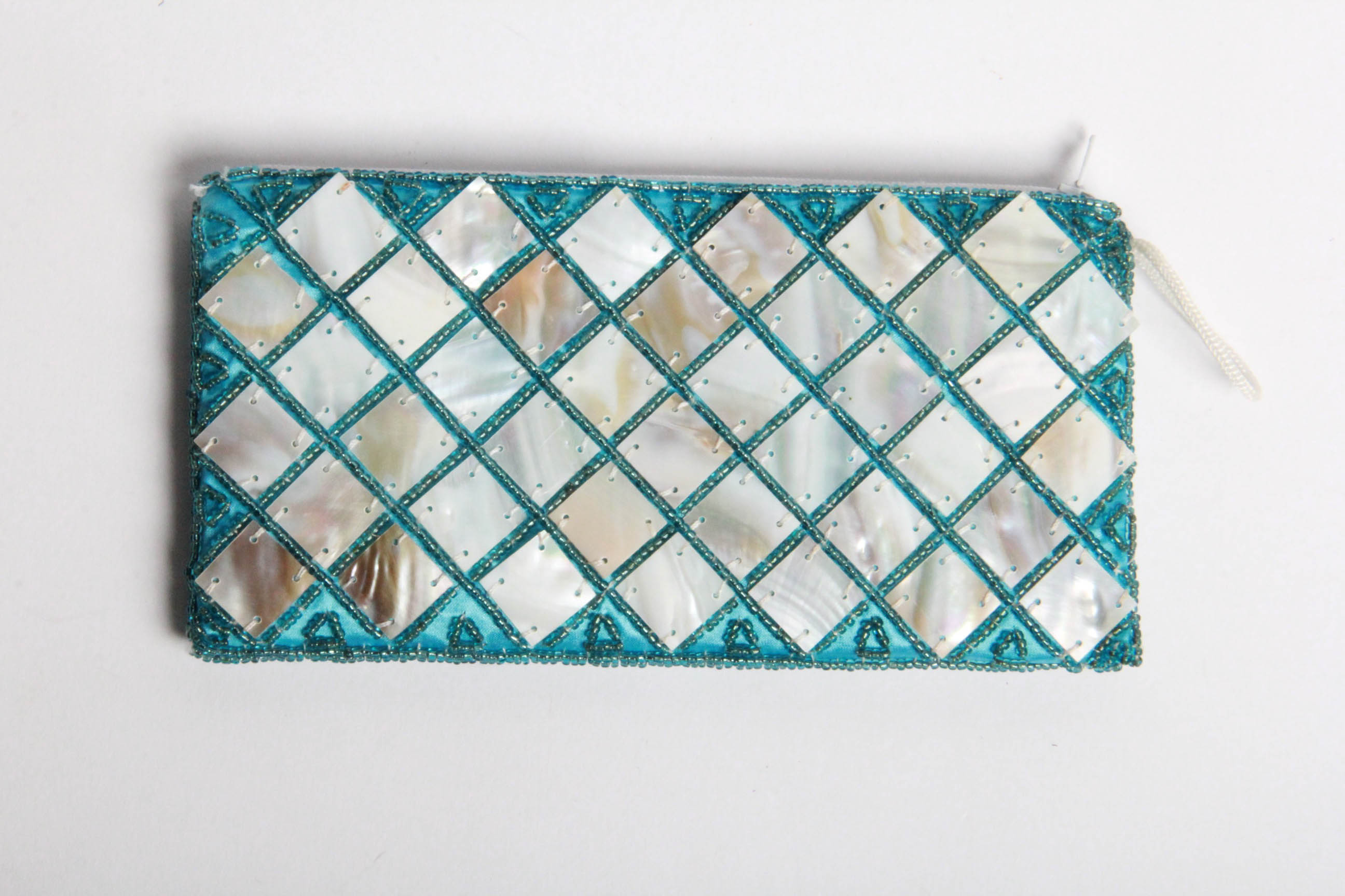 Tasseled Sash and a Vintage Clutch