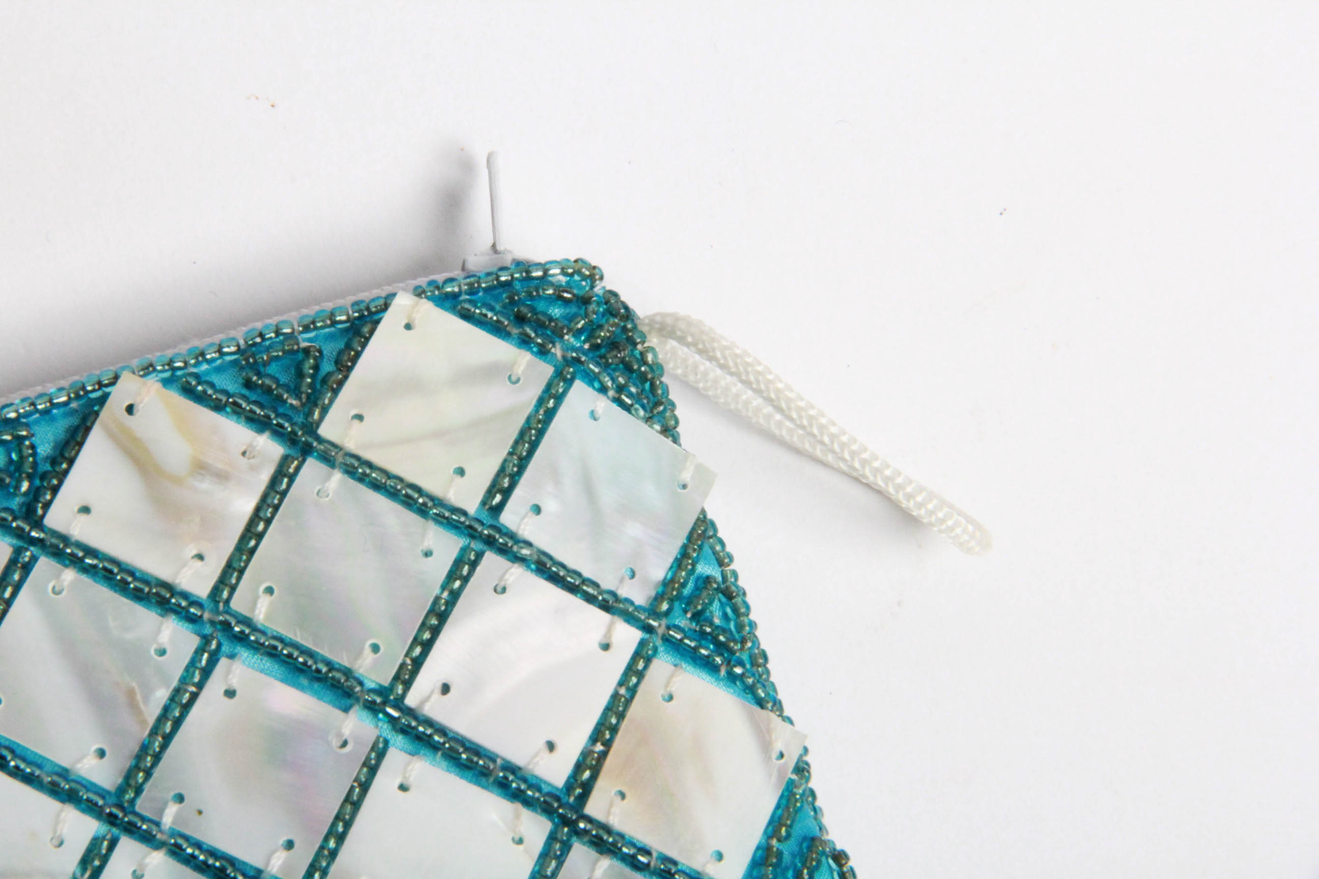 Tasseled Sash and a Vintage Clutch