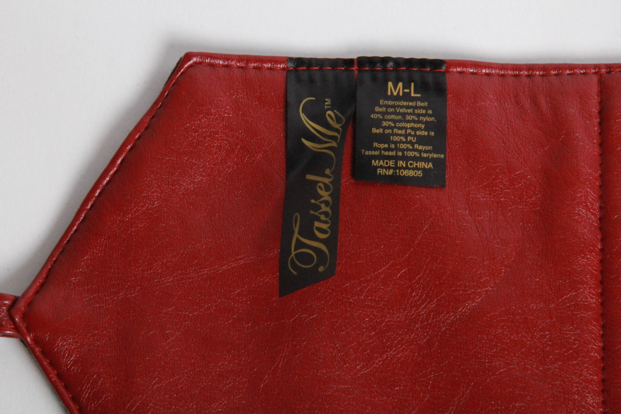 Tasseled Sash and a Vintage Clutch