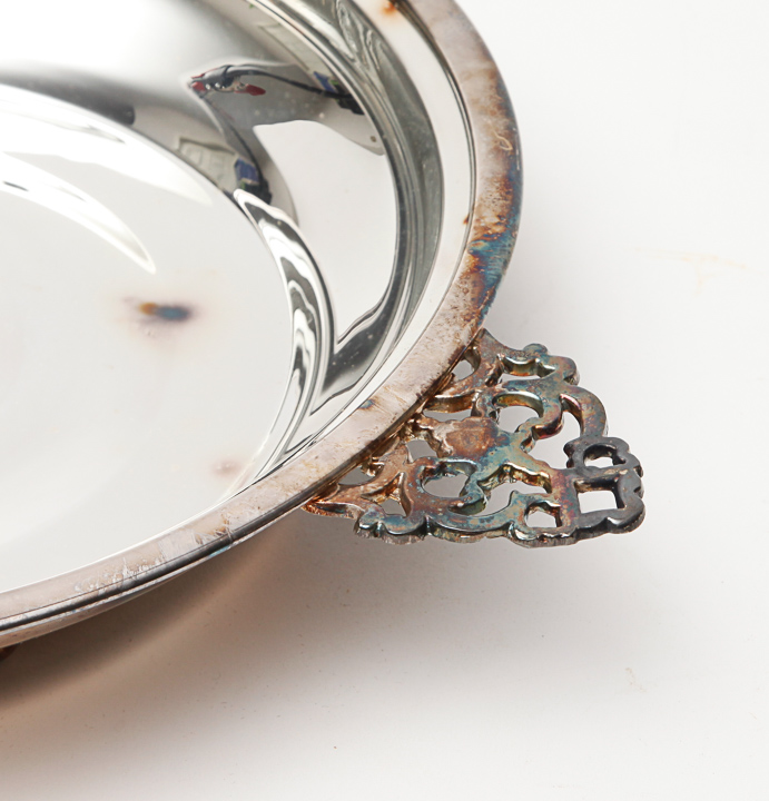 Vintage Silver Plated and Glass Serving Dishes