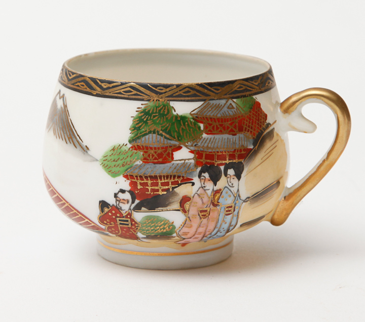 Hayasi Kutani Fine China Tea Set