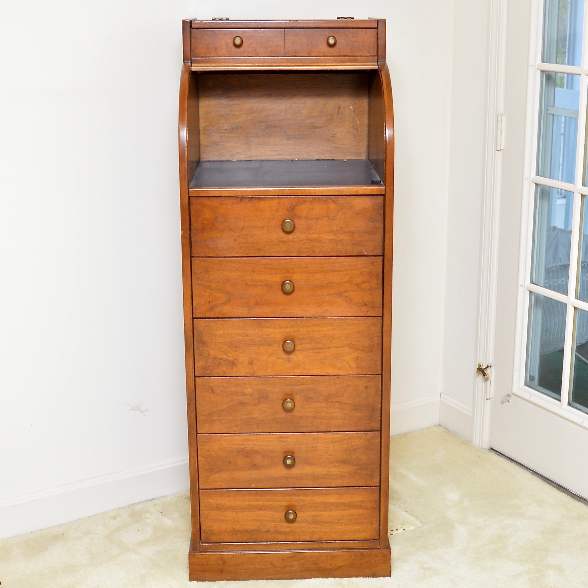 Roll-Top Chest of Drawers by Drexel Furniture