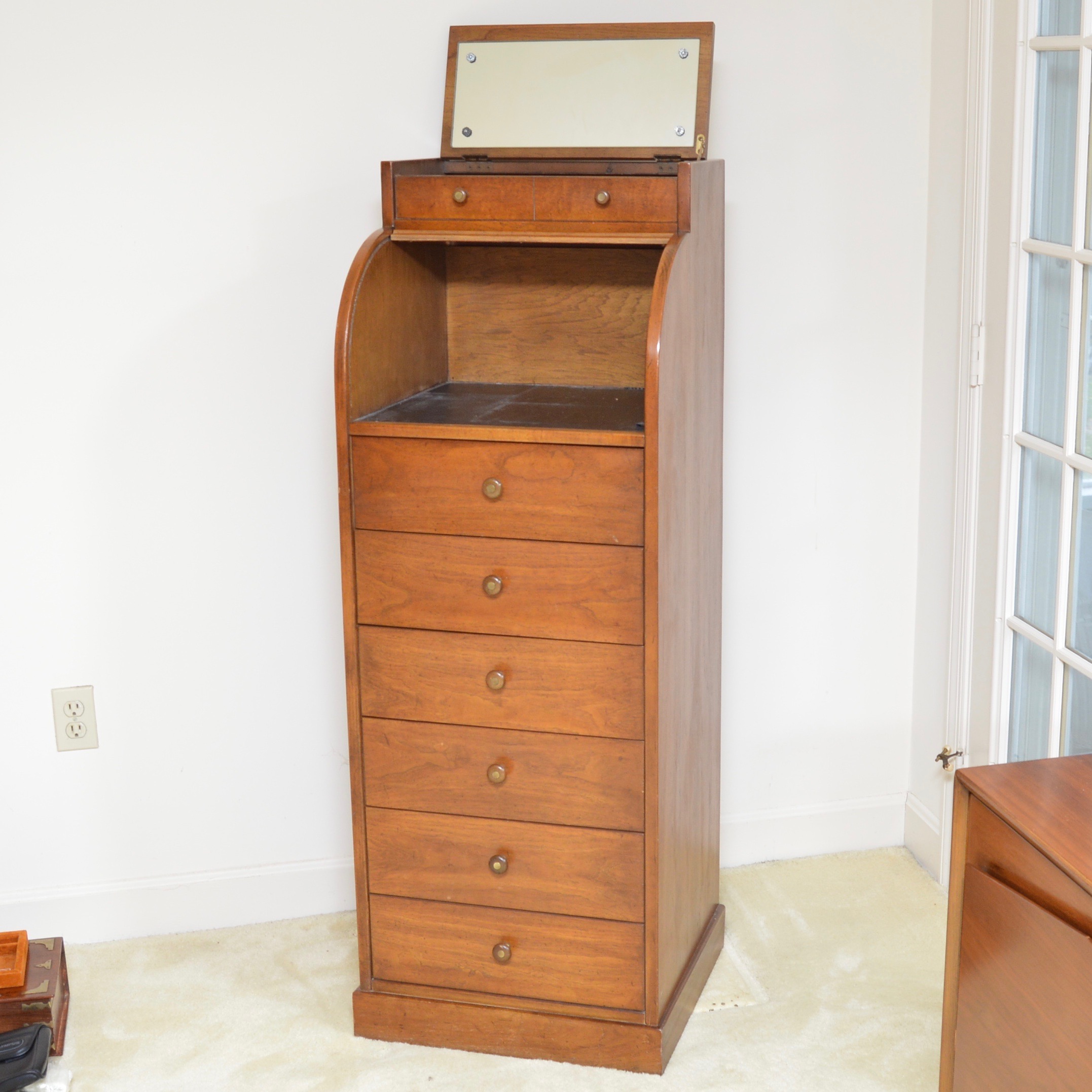 Roll-Top Chest of Drawers by Drexel Furniture