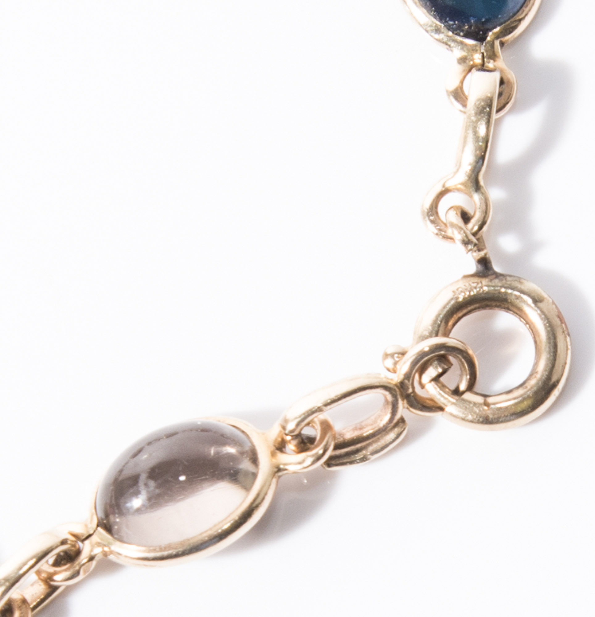 Multi-Gemstone Cabochon Bracelet