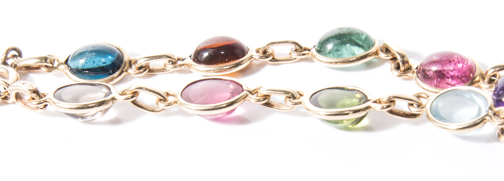 Multi-Gemstone Cabochon Bracelet