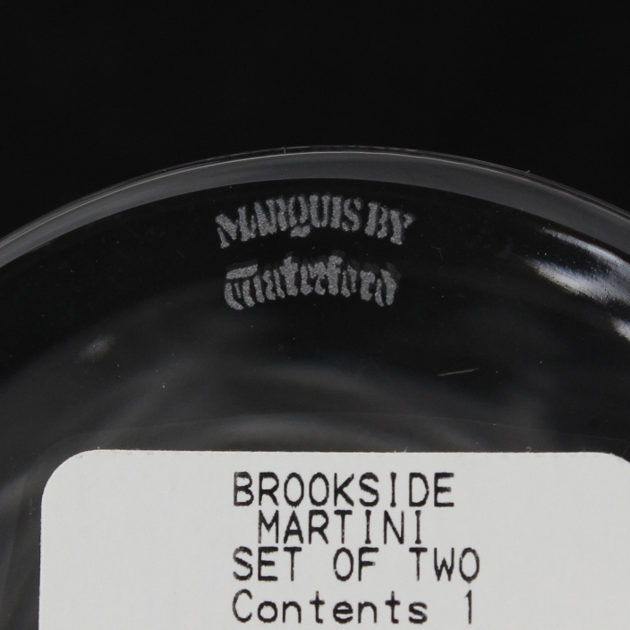 Waterford Crystal Marquis "Brookside" Martini Glasses