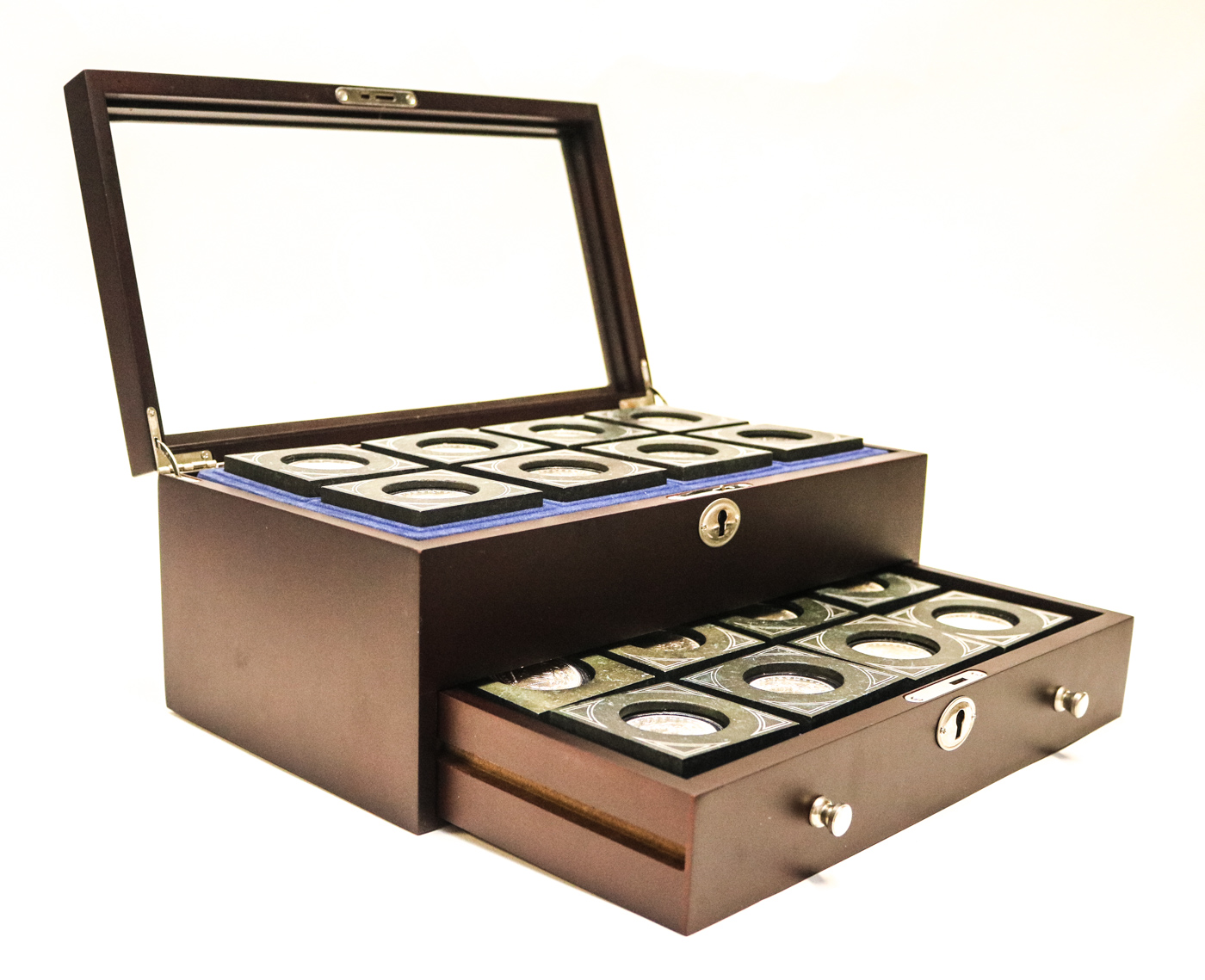 Collection of Sixteen Uncirculated Morgan Silver Dollars