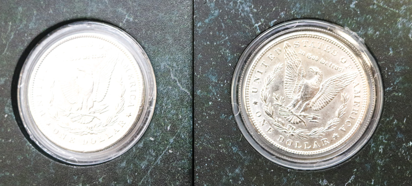 Collection of Sixteen Uncirculated Morgan Silver Dollars