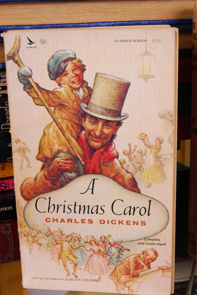 Vintage Books Including "A Christmas Carol" and "Hardy Boys"