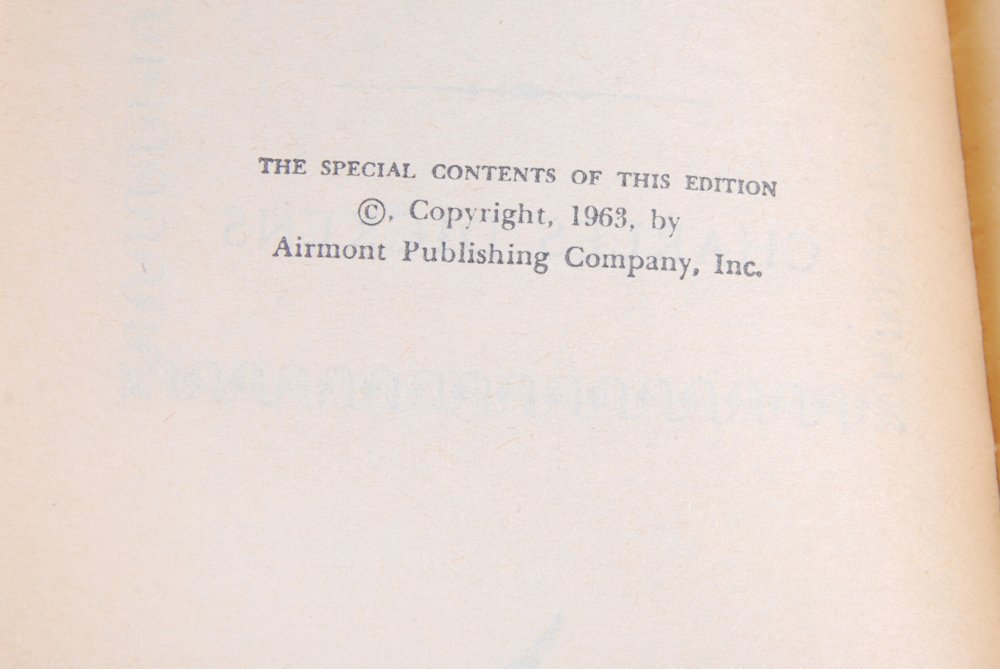 Vintage Books Including "A Christmas Carol" and "Hardy Boys"