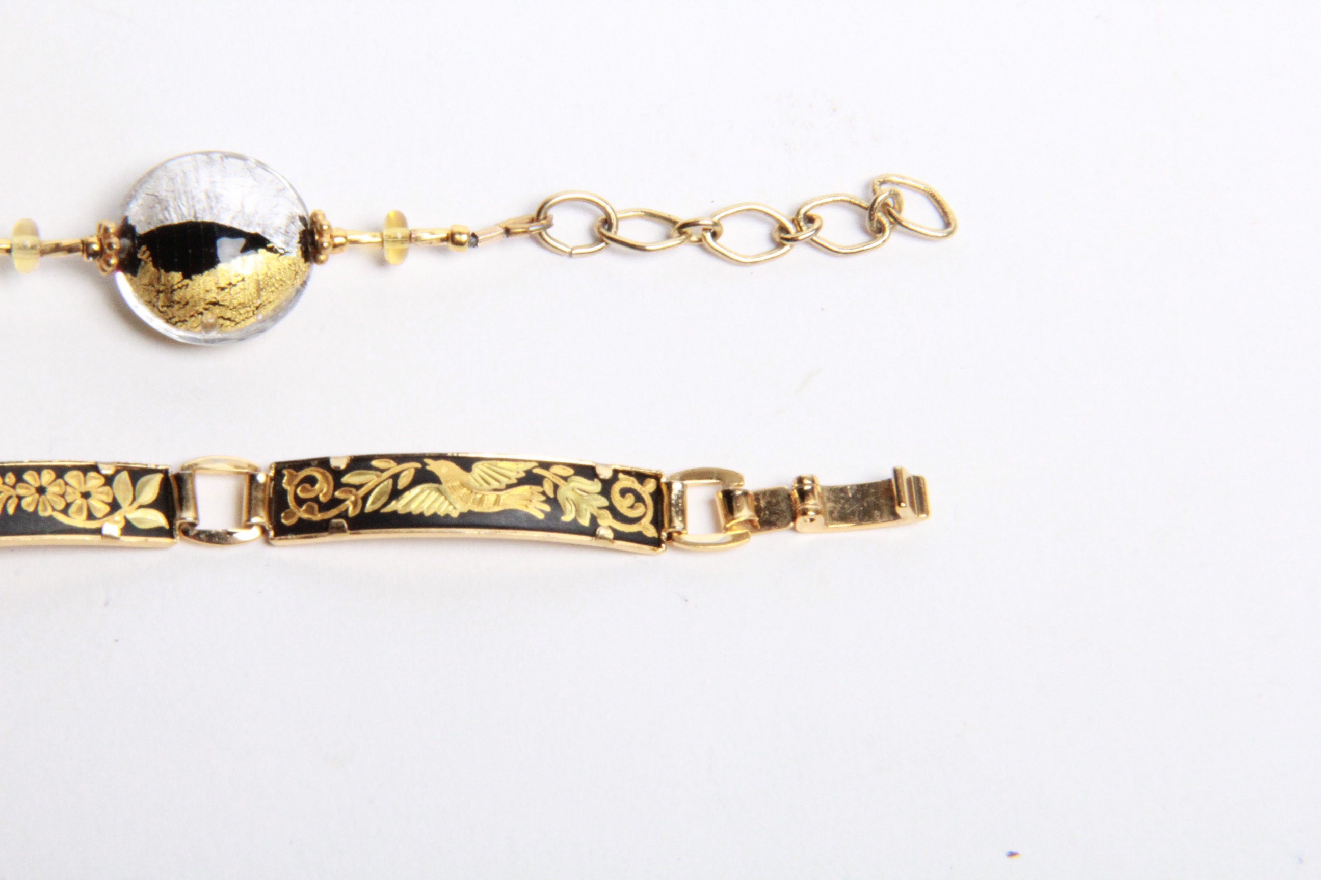 Silver Tone and Gold Tone Bracelets and Earrings