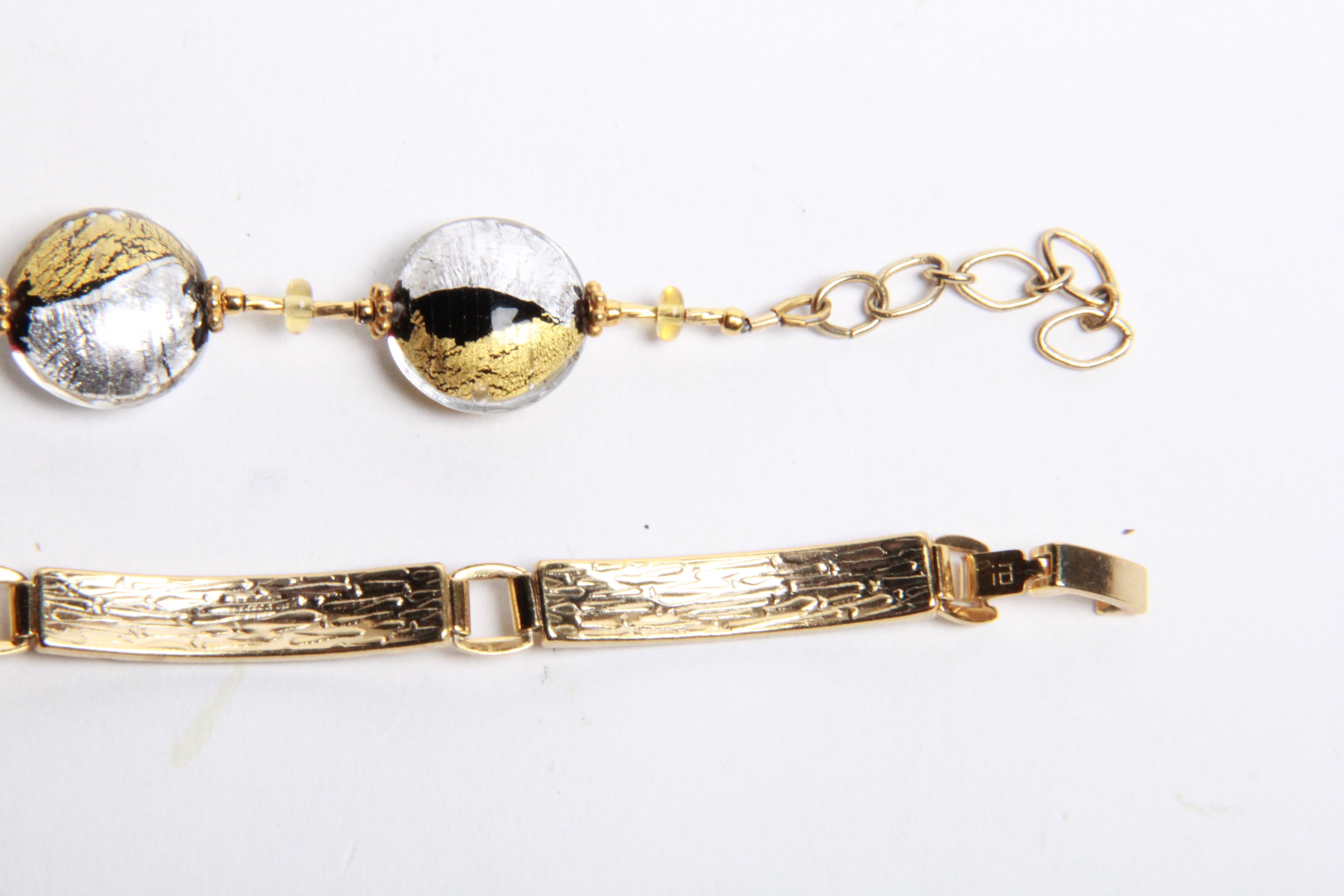 Silver Tone and Gold Tone Bracelets and Earrings